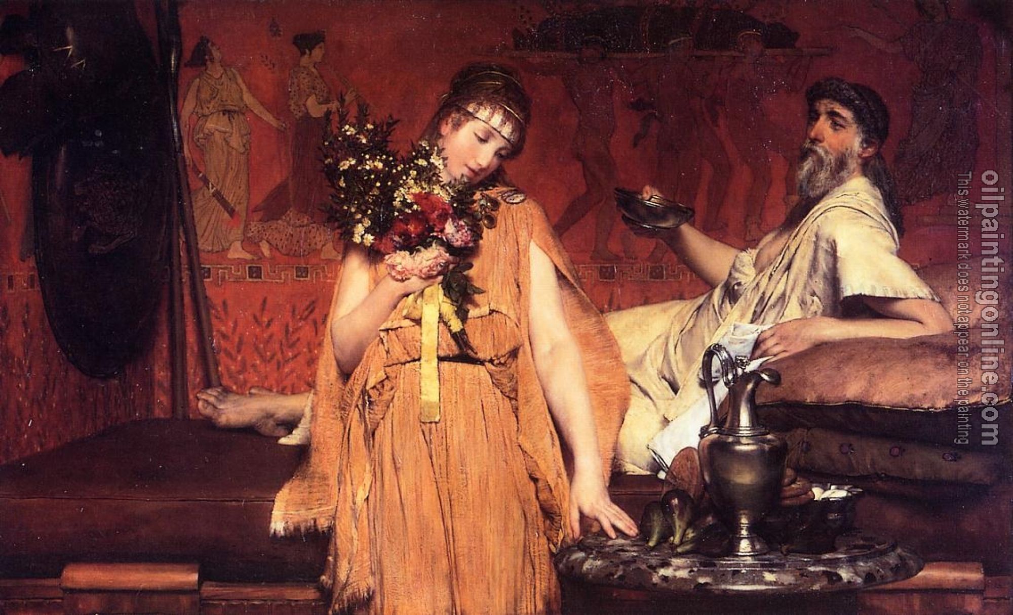 Alma-Tadema, Sir Lawrence - Between Hope and Fear